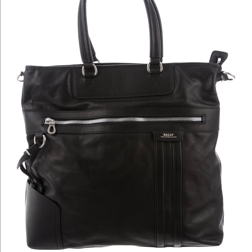 Authentic Bally Switzerland Leather Crossbody Tote